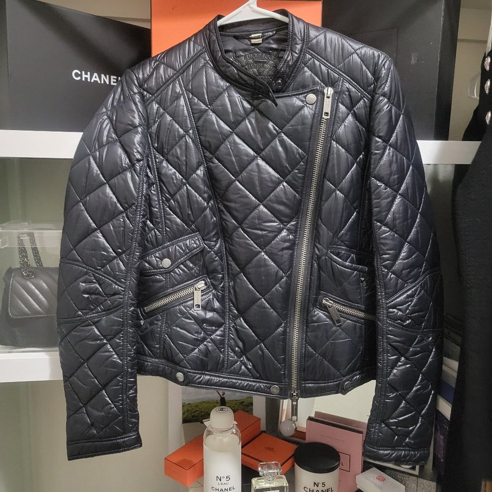 Burberry biker moto jacket